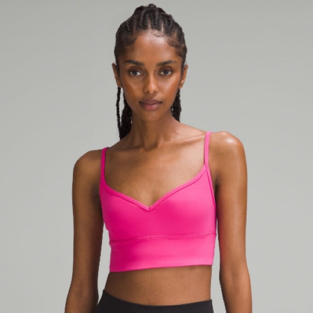 Lululemon Align Sweetheart Bra in sonic pink size 2